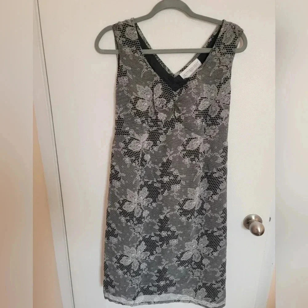Motherhood Maternity Large Tie Back Belt Dress Pre-owned